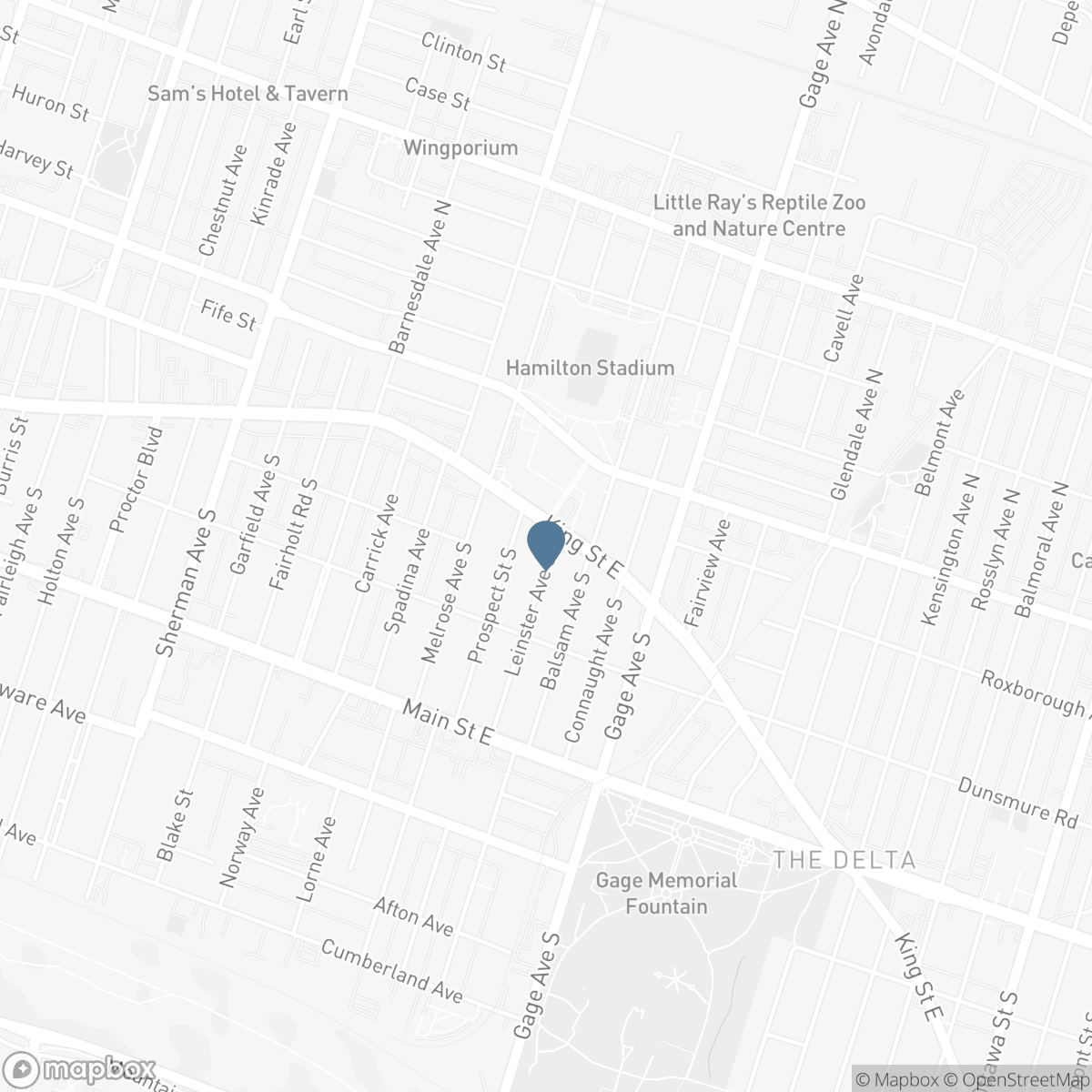 12 LEINSTER Avenue S, Hamilton, Ontario L8M 3A1